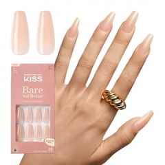 KISS Bare but Better Press On Nails, Nail glue included, 'Nu