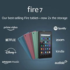 Fire 7 tablet, 7" display, 16 GB, latest model (2019 release